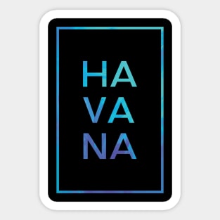 Havana Sticker